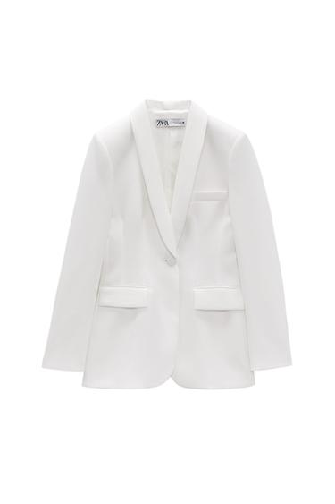 BLAZER WITH TUXEDO COLLAR