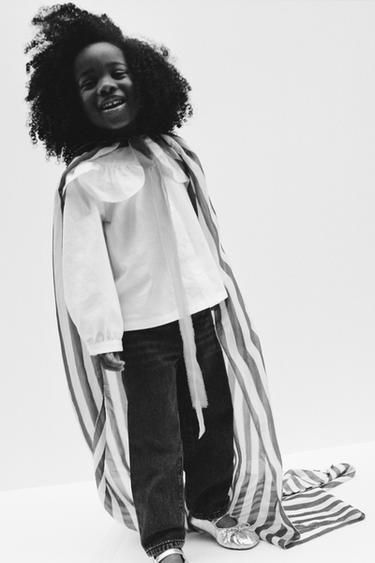 CAMISA POPELÍN CUELLOS - Blanco de Zara