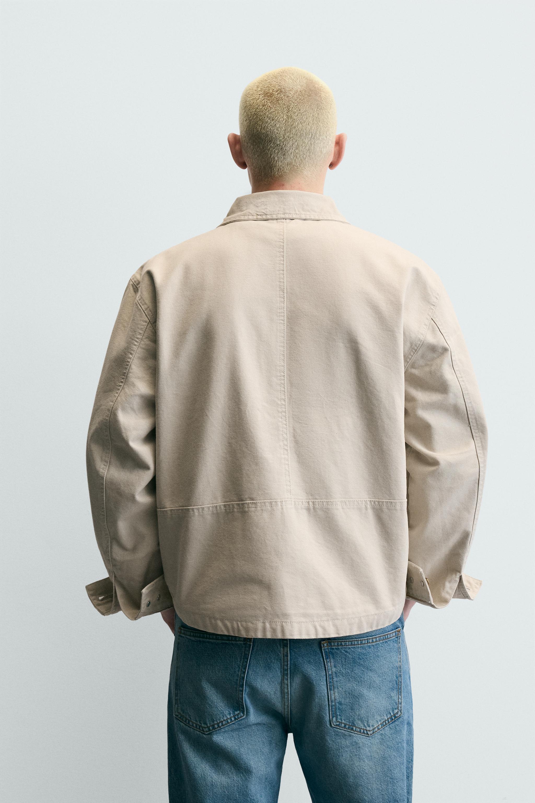 BLOUSON COUPE DÉCONTRACTÉE AVEC POCHES