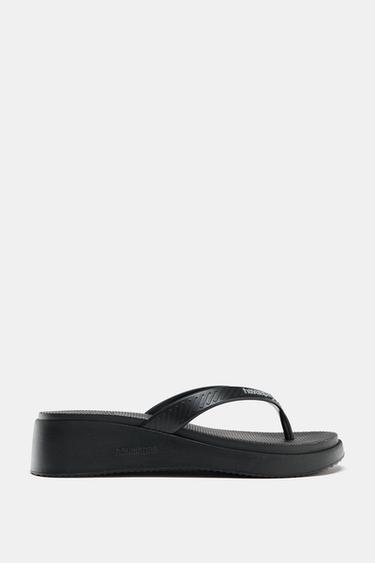 HAVAIANAS ® x ZARA PLATFORM SANDALS - Black by Zara
