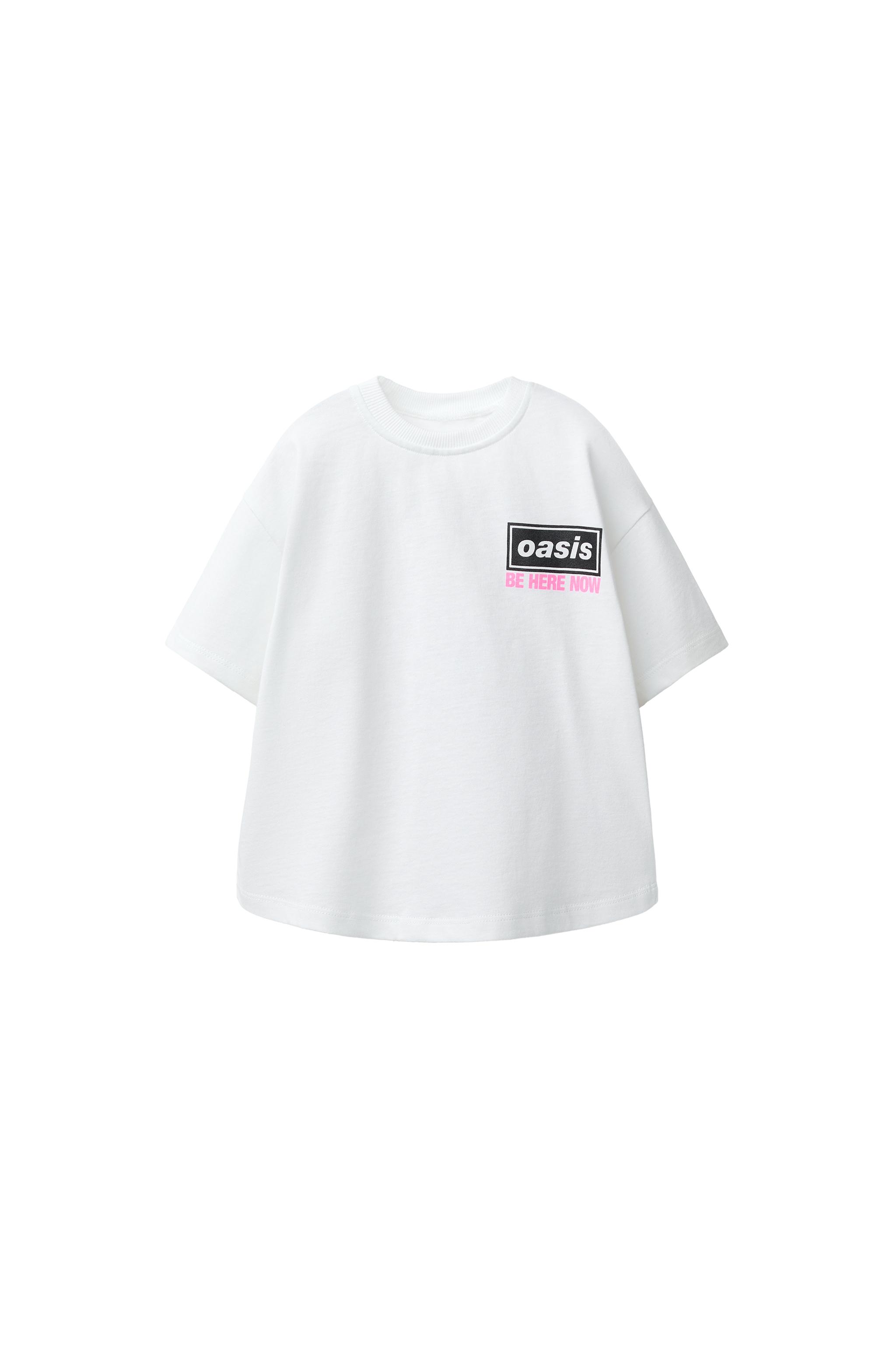 OASIS ®プリントTシャツ - ホワイト | ZARA Japan / 日本