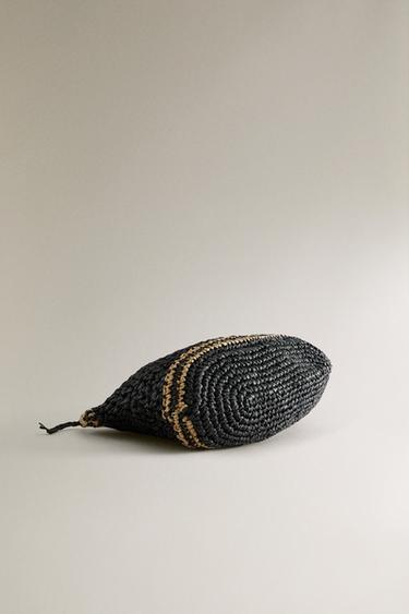 LARGE PAPER WASH BAG - Black by Zara - Image 2