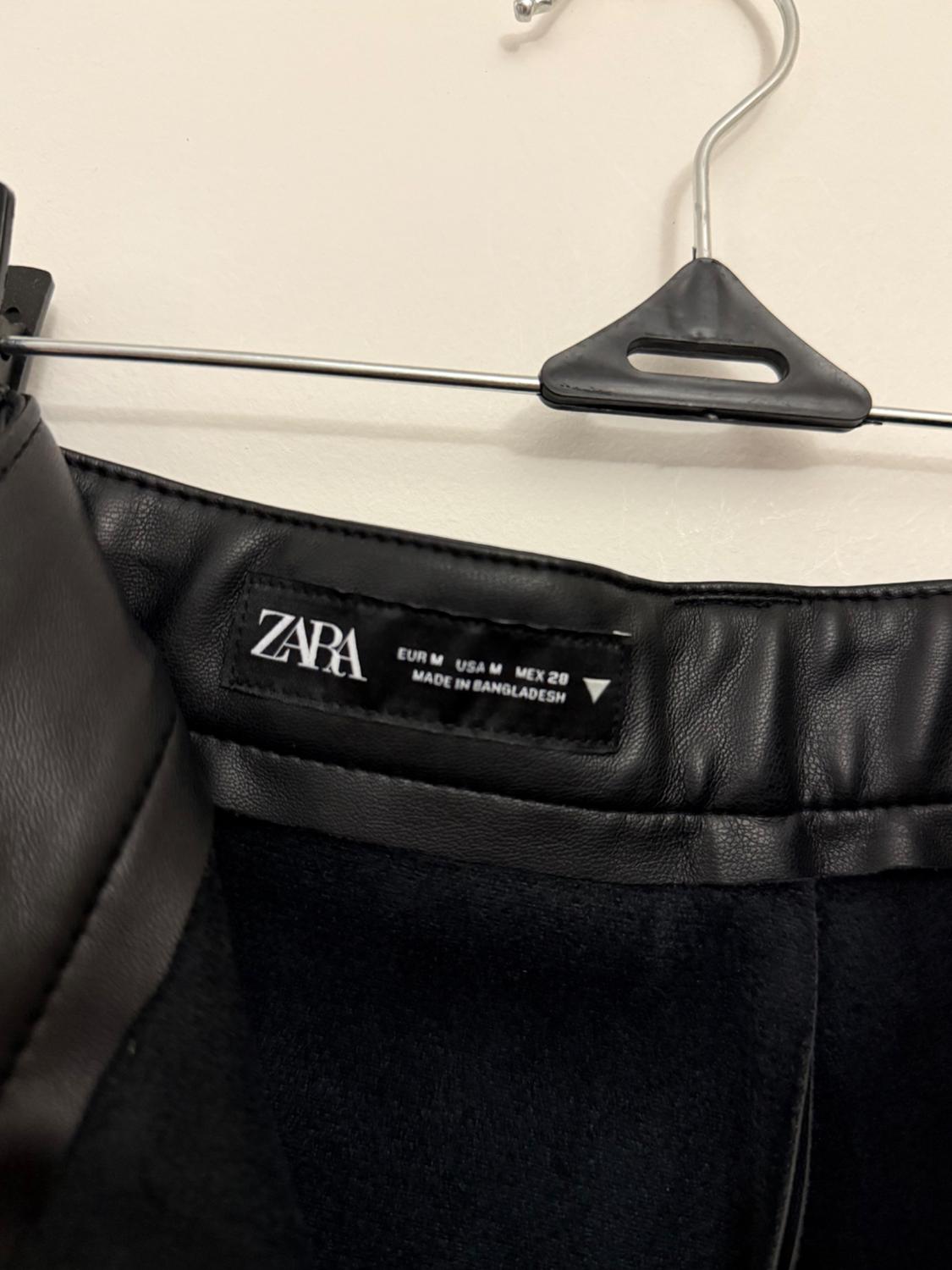 FAUX LEATHER SHORTS - Image 4