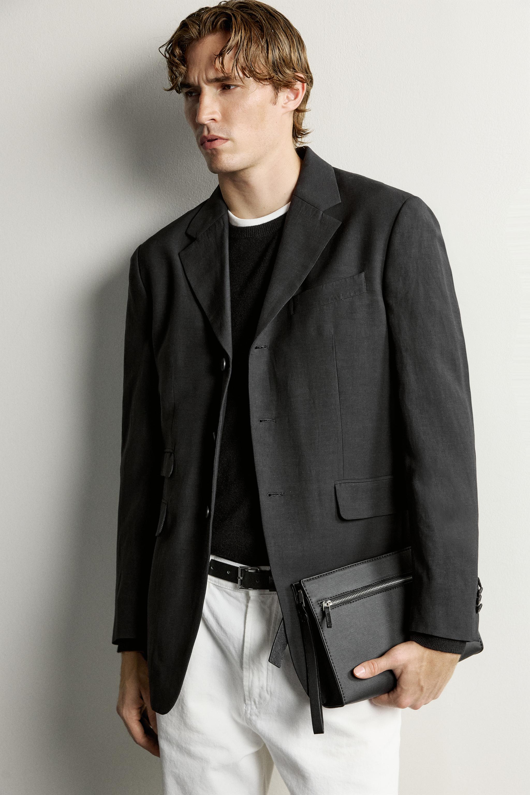 Zara Dokulu Clutch Çanta