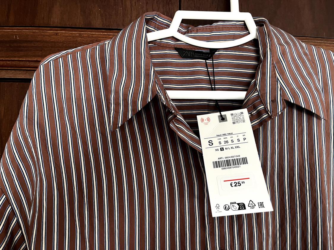 OVERSIZE STRIPED POPLIN SHIRT - Image 2