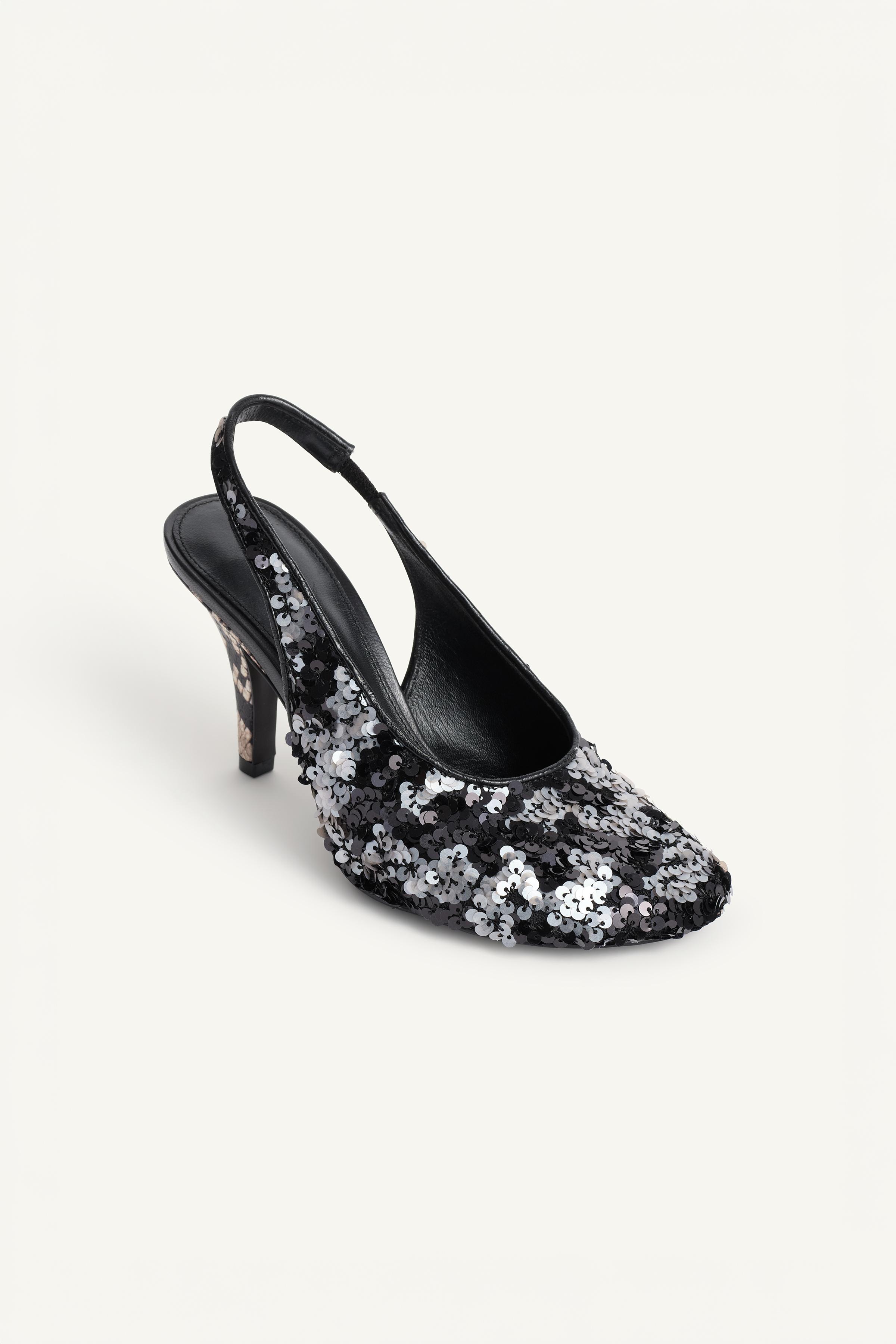 BEADED SLINGBACK HEELS LIMITED EDITION