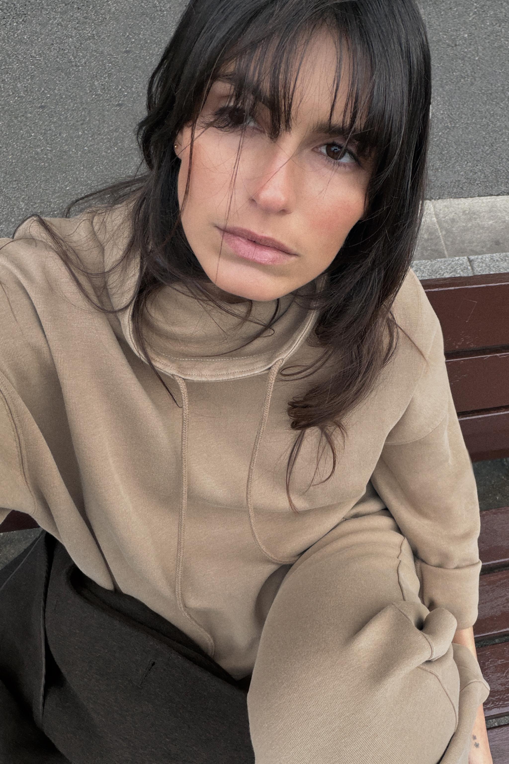 INTERLOCK SOLUK EFEKTLİ SWEATSHIRT - Görsel 5