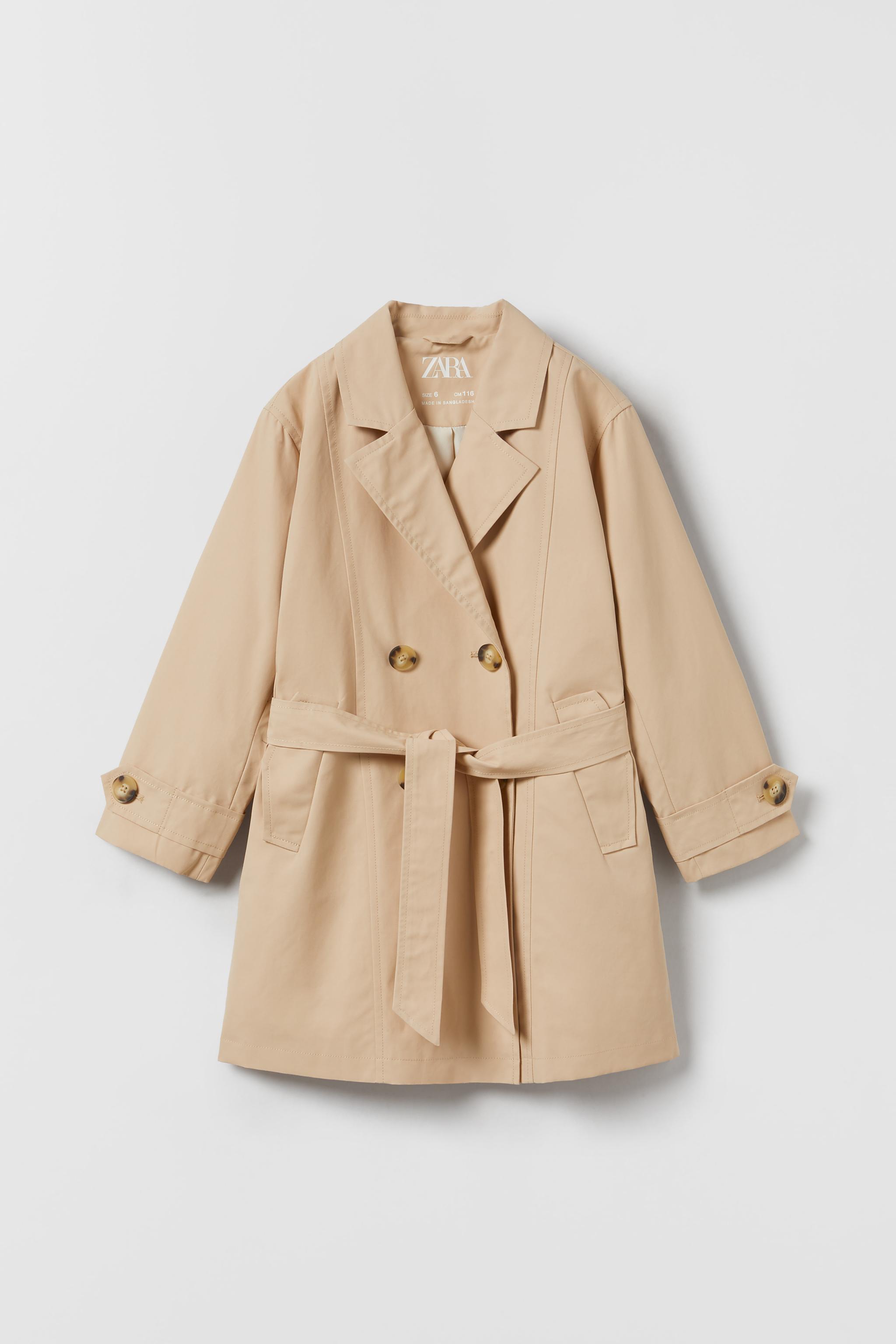 Trench cheap camel zara