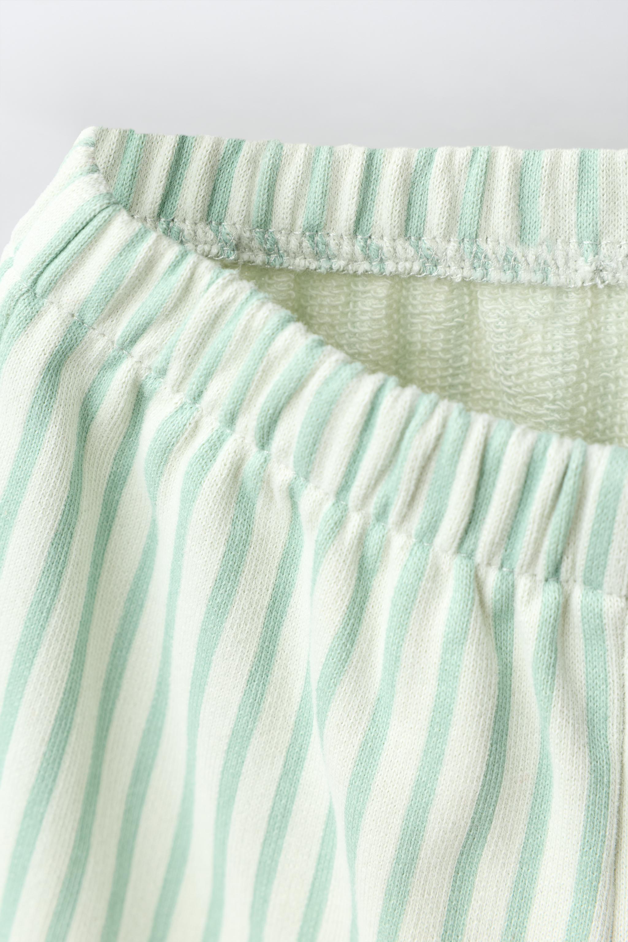 Детские брюки Zara STRIPED POCKET PANTS — фото 3