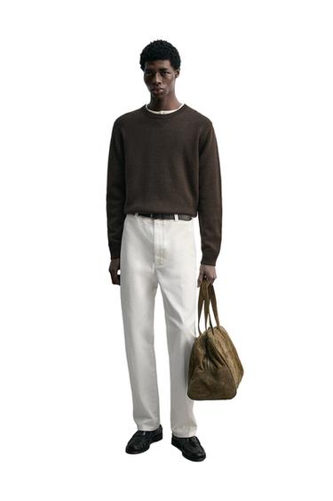 ЛЕГКИЙ СВЕТР ЗІ 100%-Ї ВОВНИ - Темно-коричневий Zara