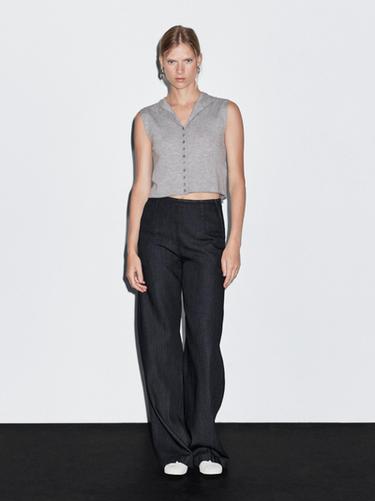 Zara Barrel fit jeans - Blue - Image 0