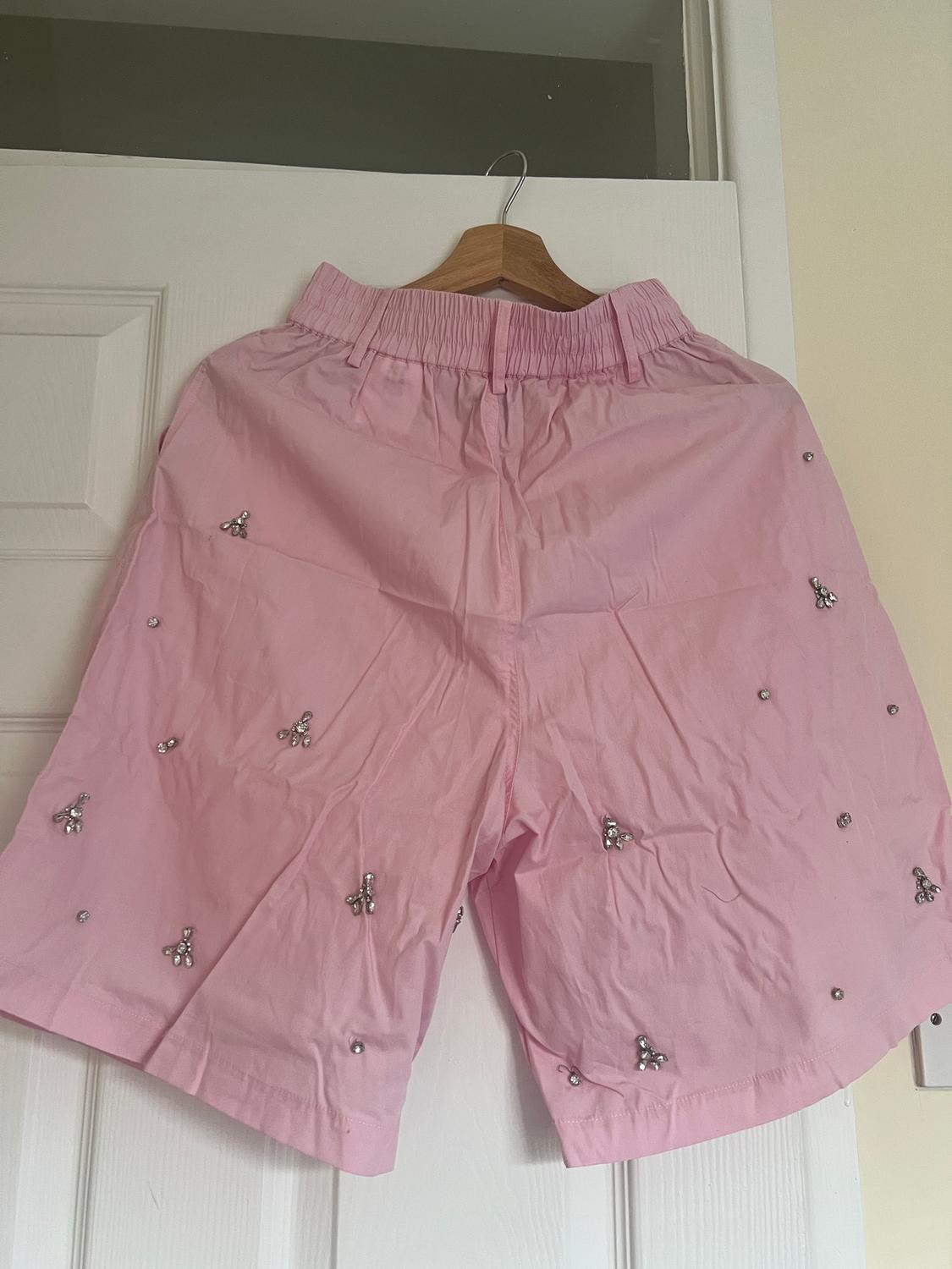 RHINESTONE LONG BERMUDA SHORTS - Image 2