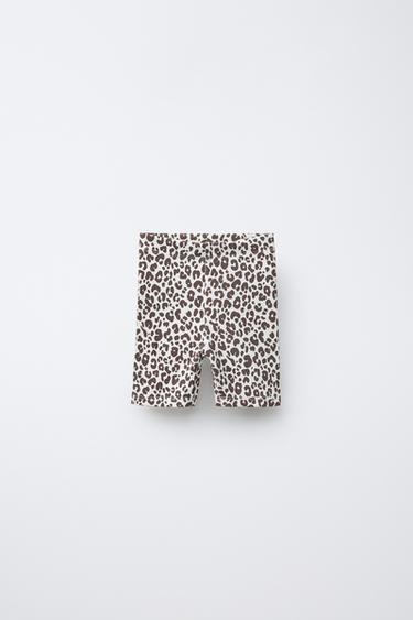 RIBBED CYCLING LEGGINGS - Ecru by Zara