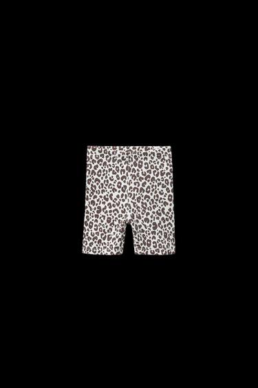 RIBBED CYCLING LEGGINGS - Ecru by Zara - Image 0