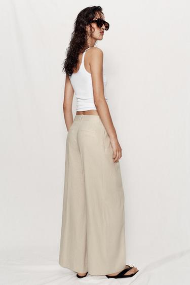 HAUT CÔTELÉ À BRETELLES - Blanc de Zara - Image 3