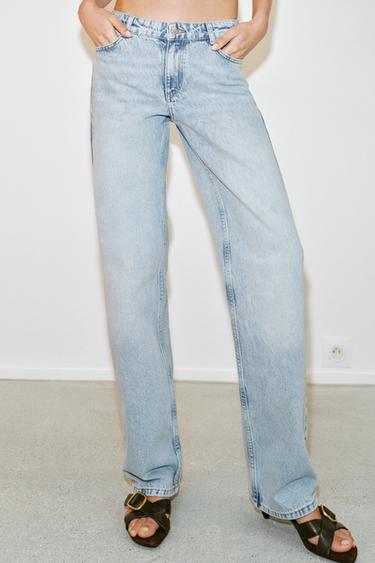 Z1975 LOW-RISE JEANS - Light blue by Zara - Image 1