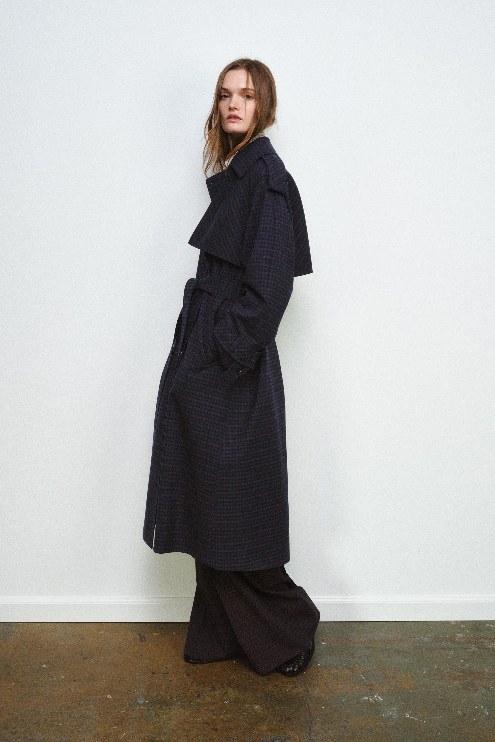 KARELİ TRENÇKOT ZW COLLECTION LIMITED EDITION - Görsel 7