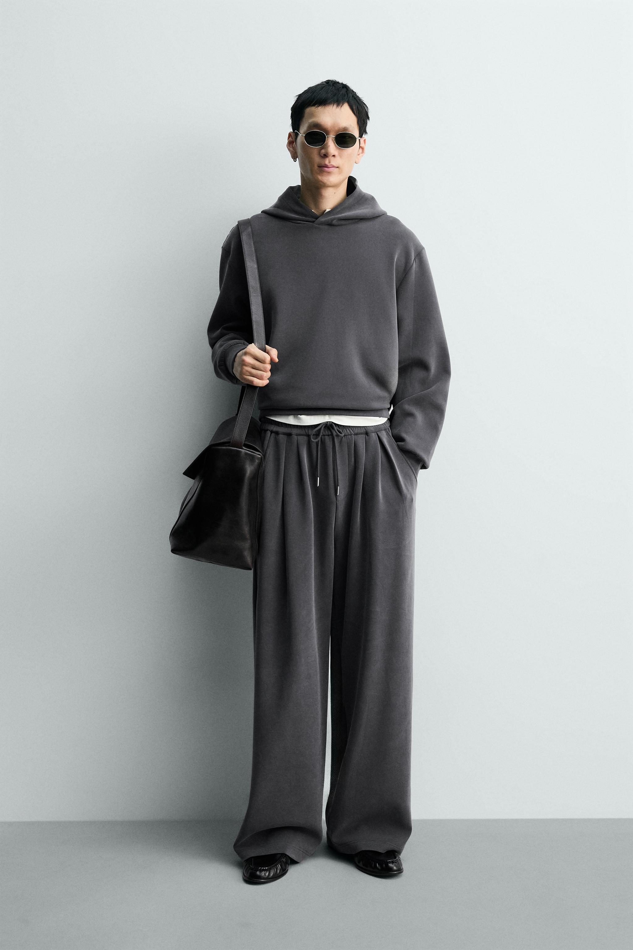 パンツ Sara ダメージ加工ソフトジョガーパンツ - ブルー/グレー | ZARA Japan / 日本