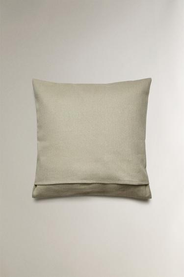 HOUSSE DE COUSSIN UNIE - Vert clair de Zara - Image 2
