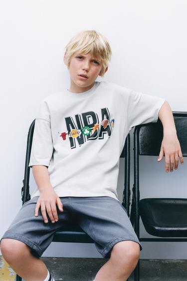 NBA TEAMS © PRINTED T-SHIRT - Grey / Blue by Zara