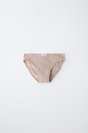 9-14 ANS/ LOT DE TROIS CULOTTES ÉTIQUETTE - Marron clair de Zara - Image 2