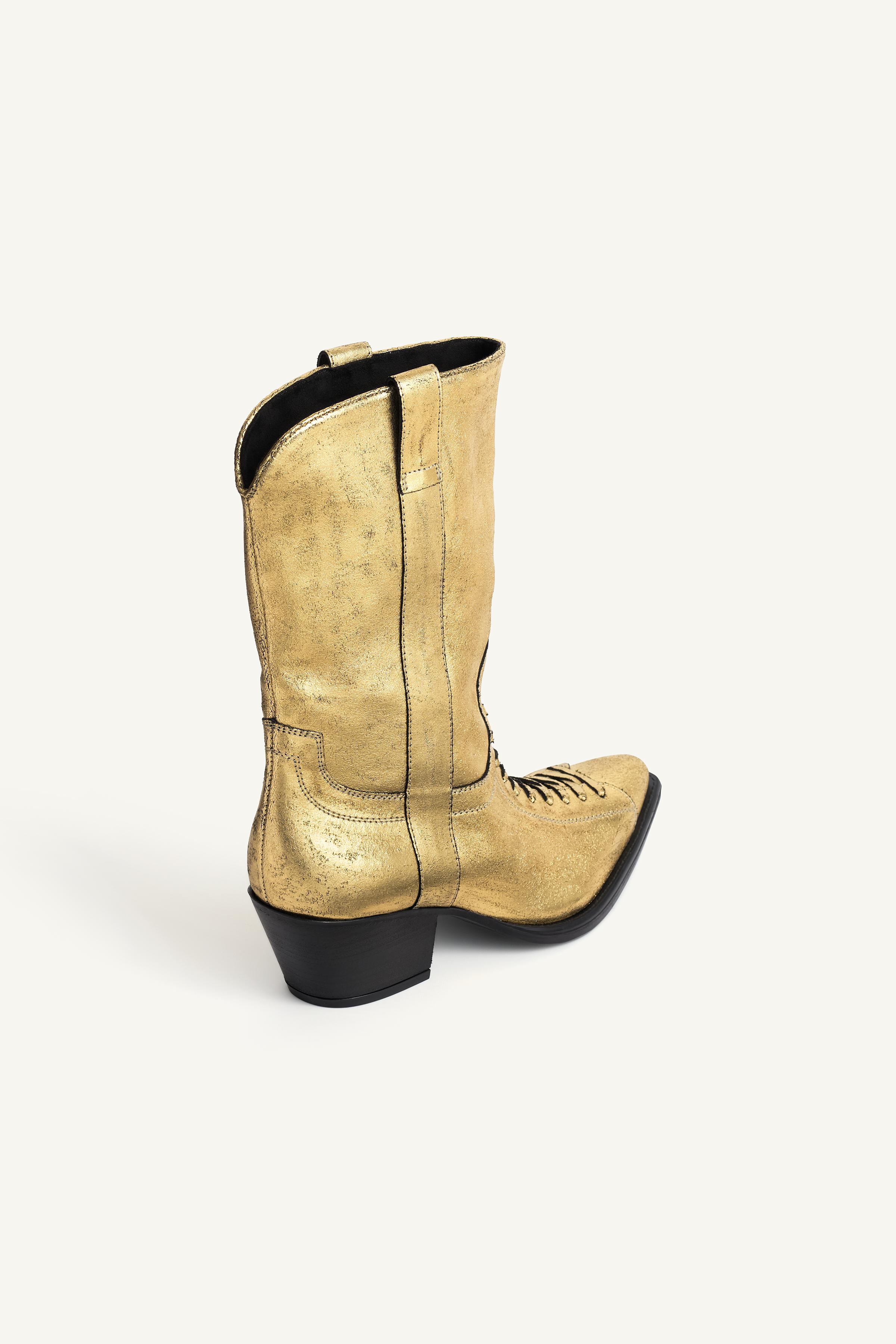 LEATHER HEELED ANKLE BOOTS LIMITED EDITION