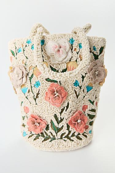 SAC À MAIN À FANTAISIES - blanc de Zara