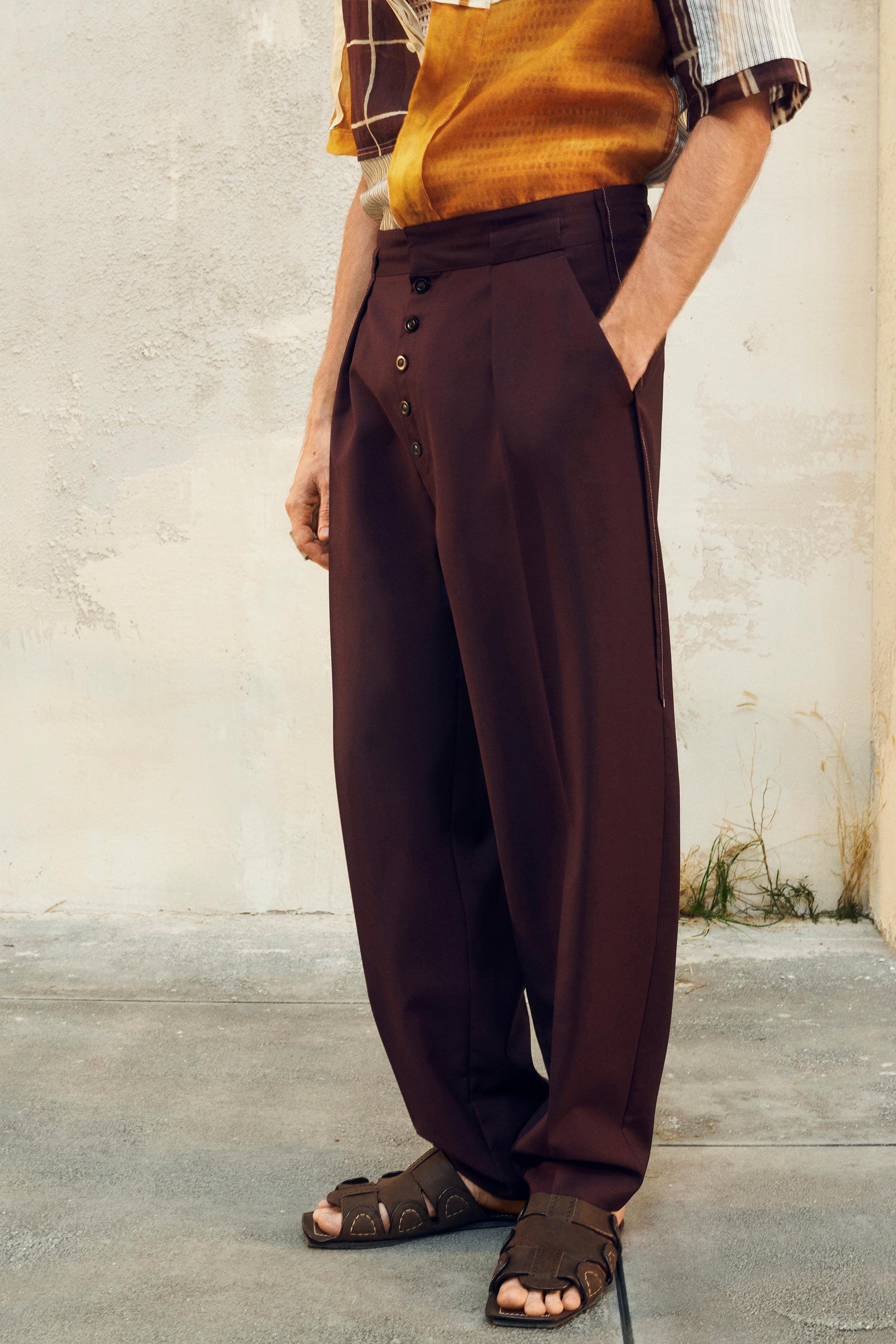 Wool Pleated Baggy Pant – La Garçonne