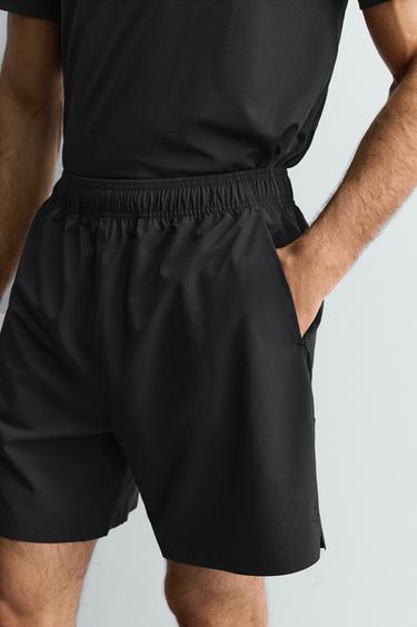 СПОРТИВНЫЕ ШОРТЫ 9" — ЧЕРНЫЙ от Zara