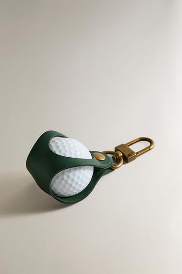 GOLF BALL HOLDER KEY RING - Green by Zara - Image 1