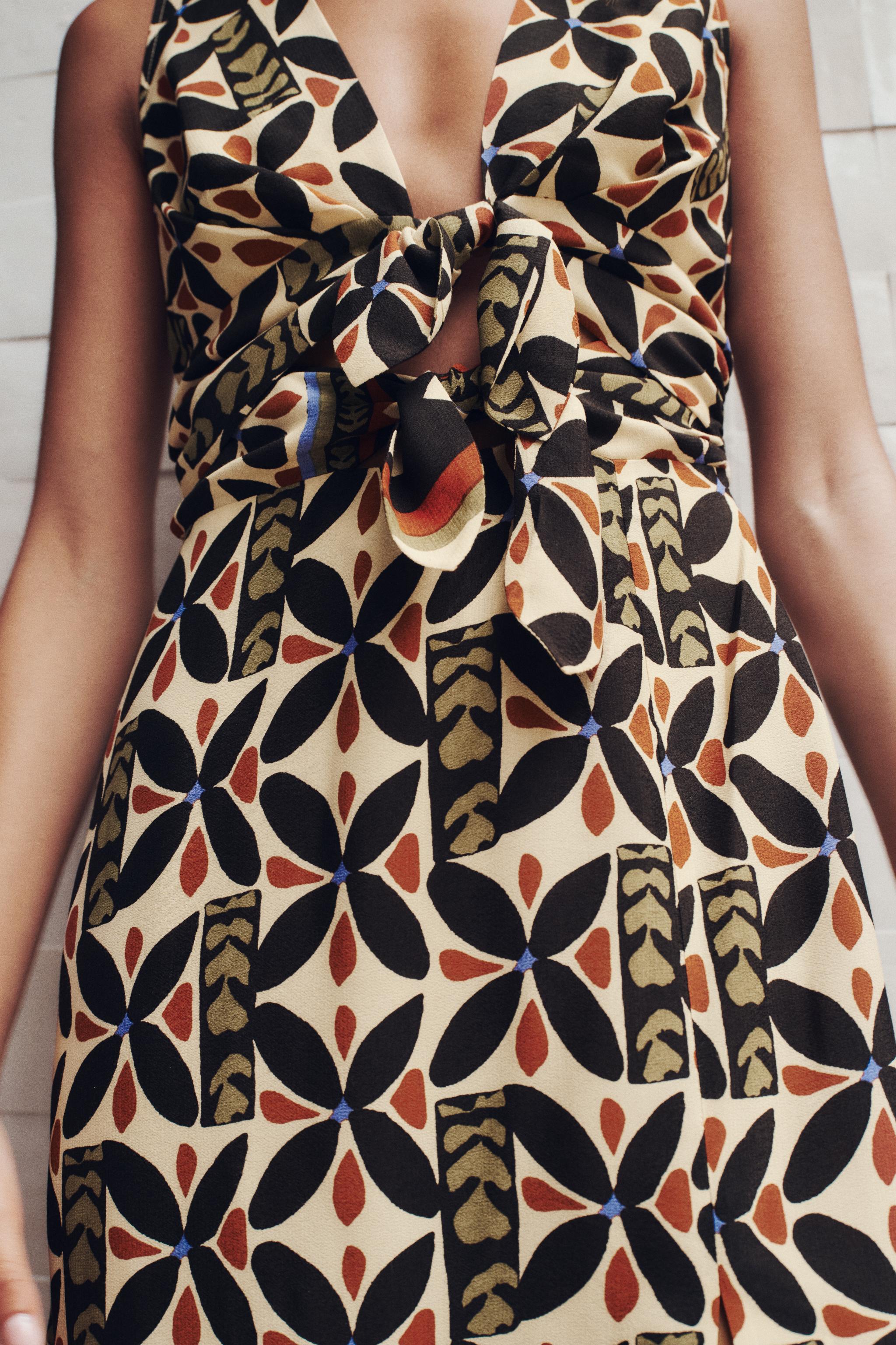 Zara hot printed midi dress! NEW!