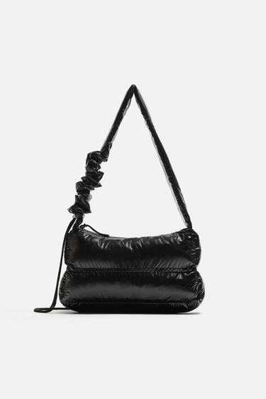 BANDOLERA ACOLCHADA BRILLO - Negro de Zara