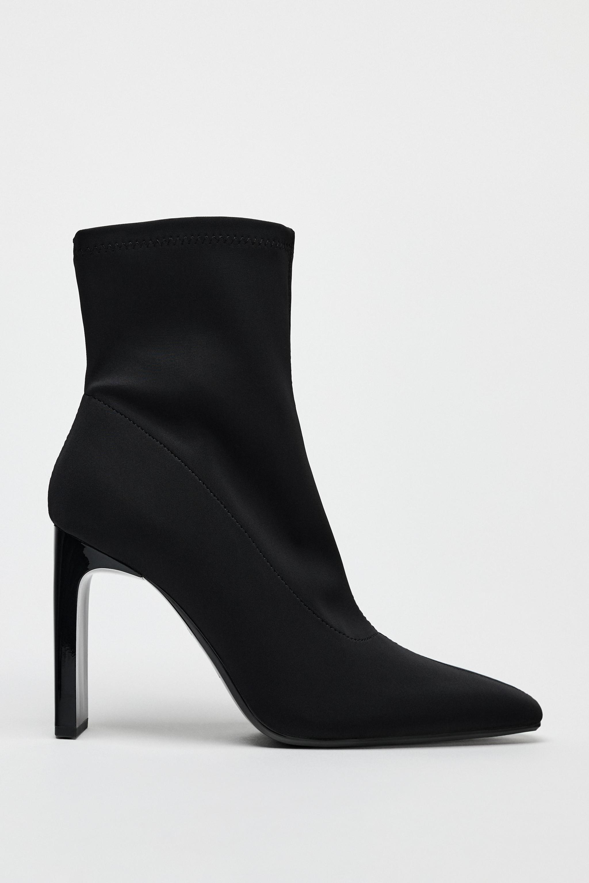 Bottes tissu elastique pour femme ZARA France