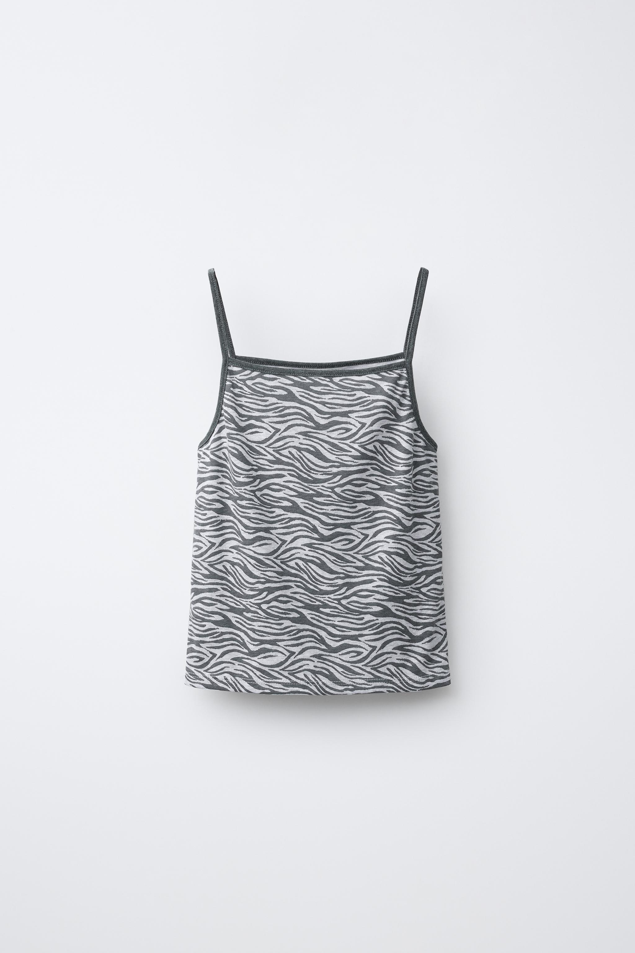 ZEBRA PRINT TOP