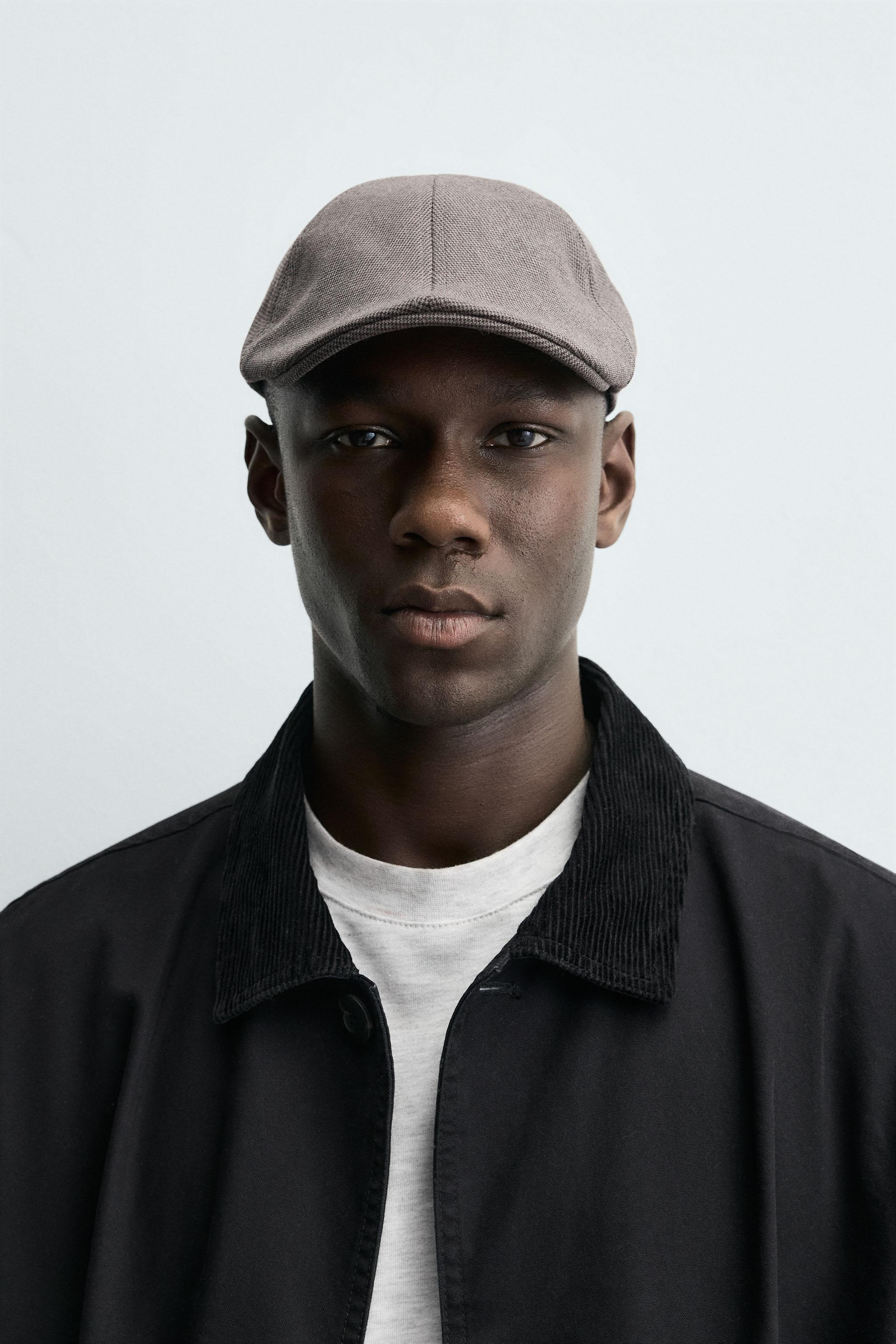 BÉRET EN FLANELLE PIED-DE-POULE