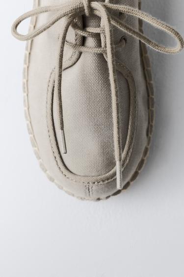 ESPADRILLES À LACETS ÉDITION LIMITÉE - Gris de Zara - Image 8
