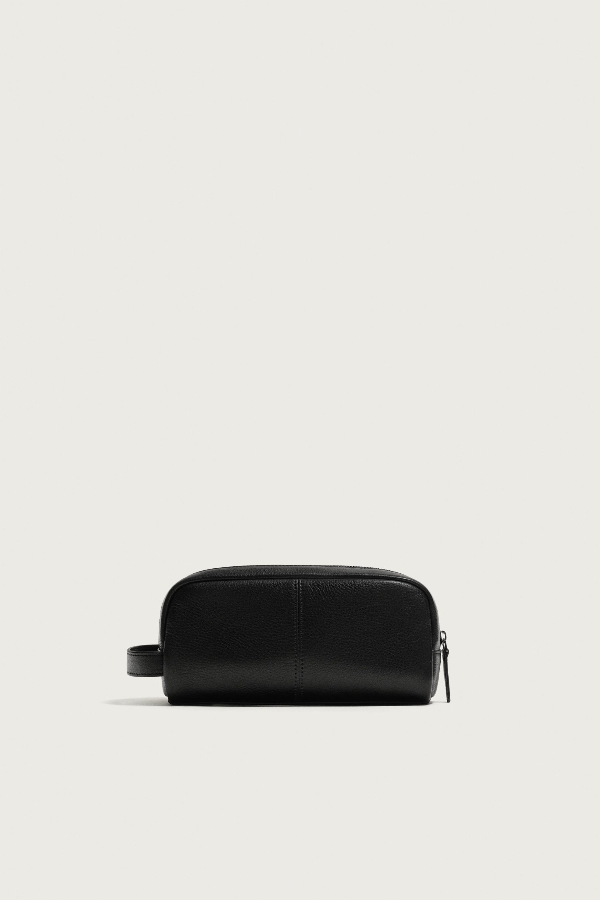 LEATHER TOILETRY BAG