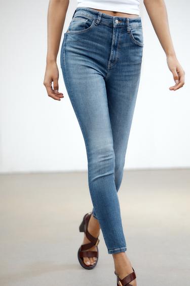 JEAN TRF SCULPT TAILLE HAUTE - Indigo de Zara - Image 1