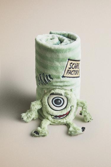 KIDS’ MIKE WAZOWSKI MONSTERS, INC. ©DISNEY/PIXAR BLANKET - Green by Zara