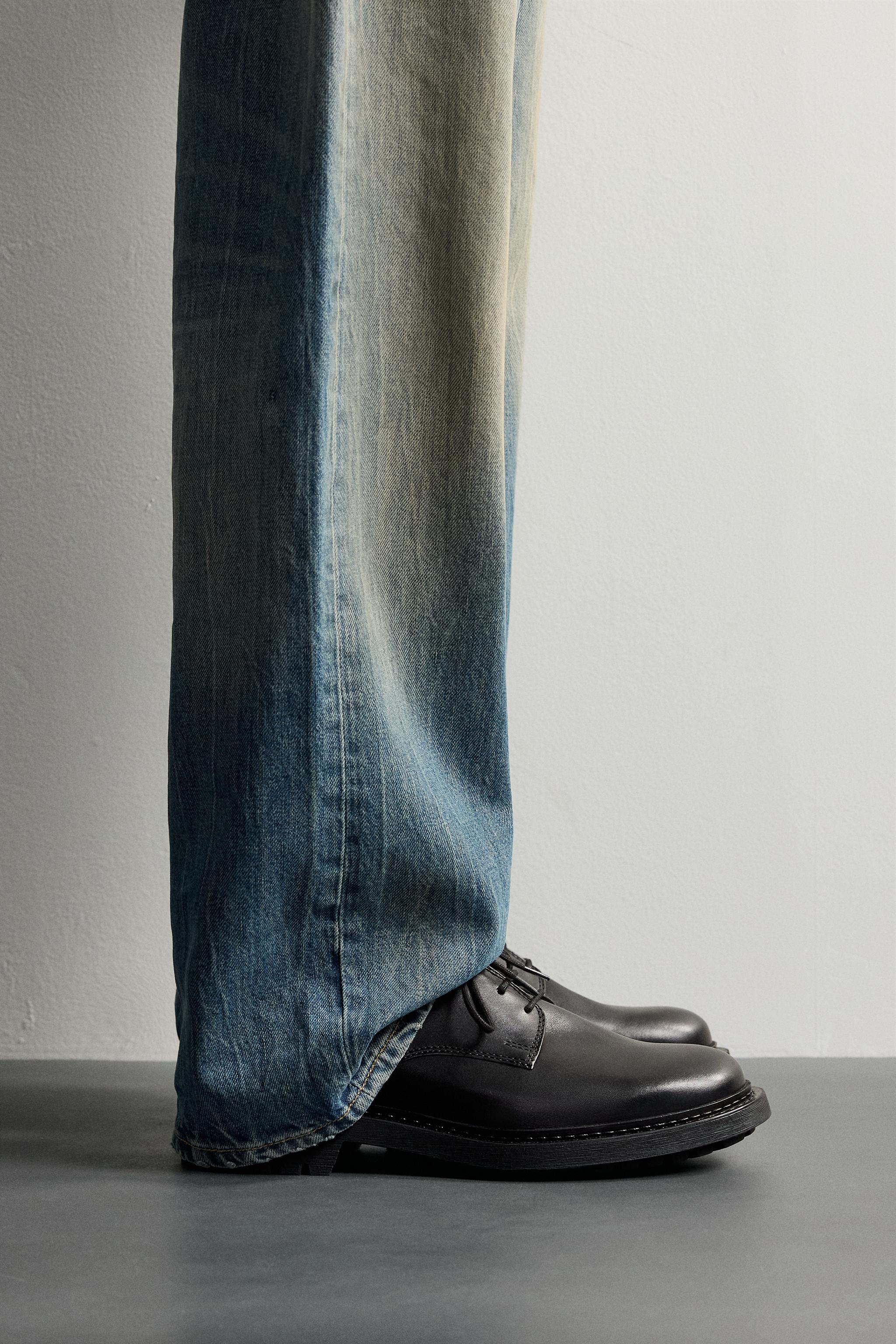 Обувь Zara LEATHER DRESS SHOES