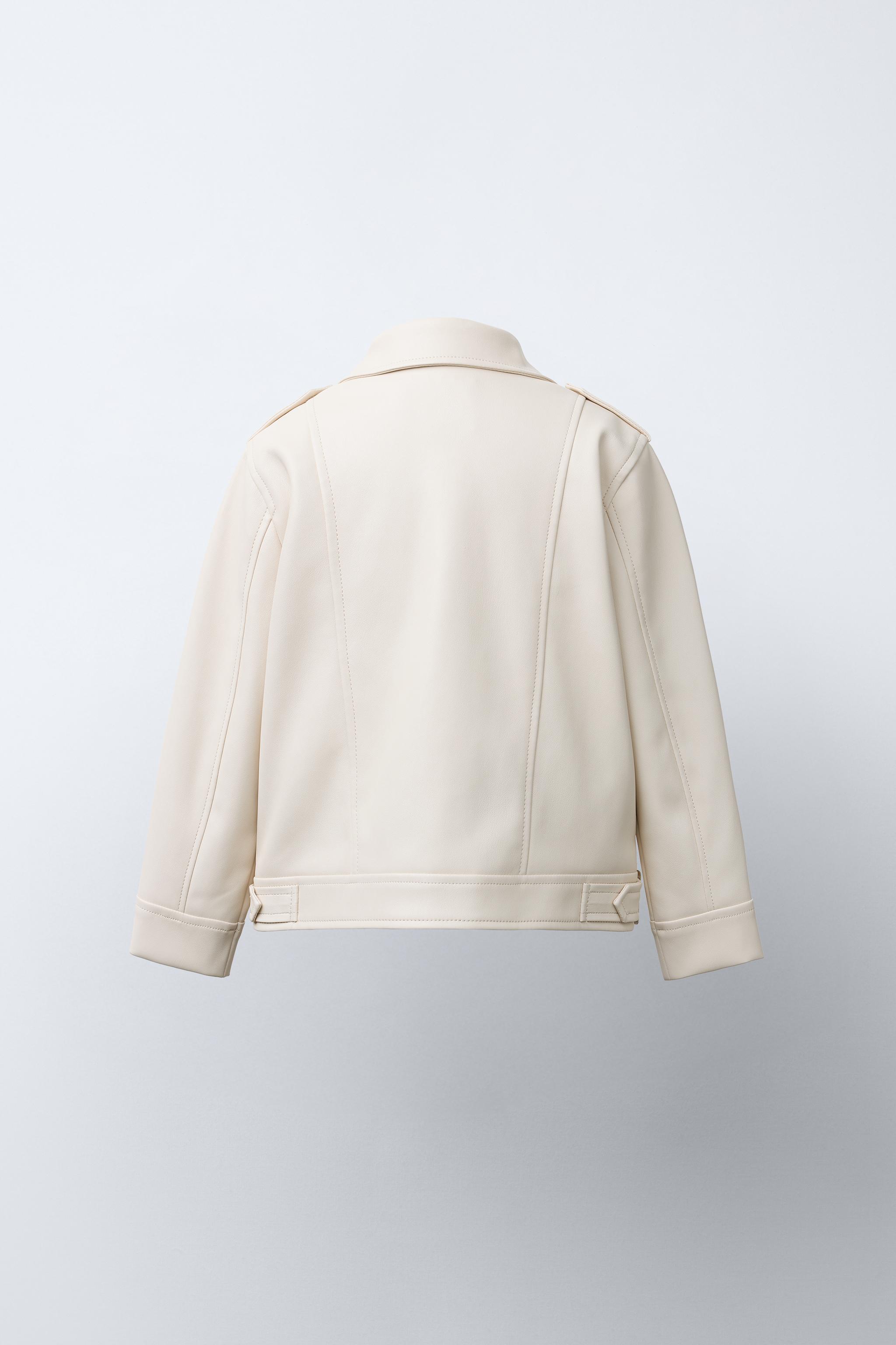 FX FR CT 14 ZARA 新品未使用 ZARA LONG FAUX FUR COAT GREY LAPEL COLLAR NEW FW24/25 SIZES