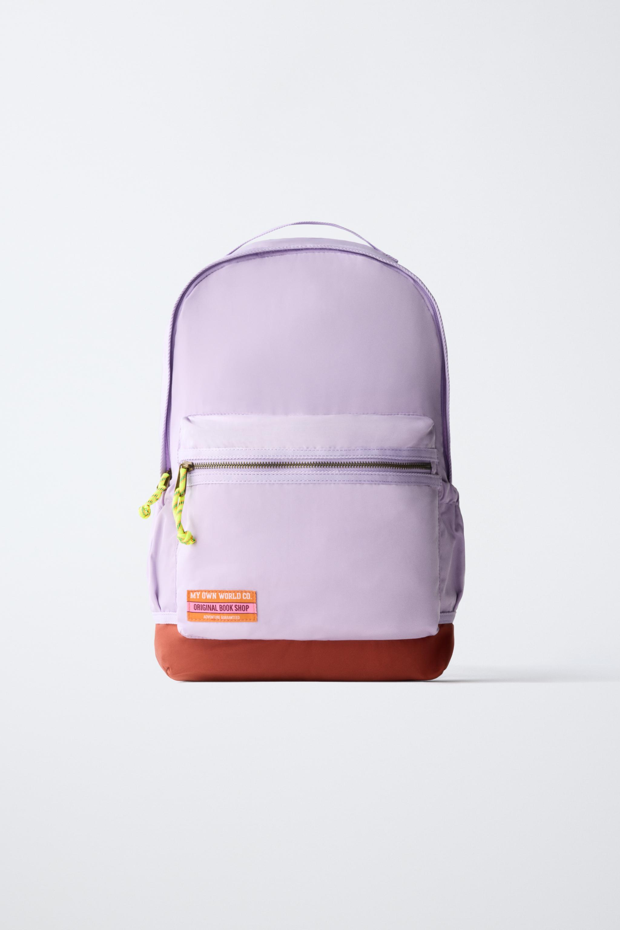 COLORBLOCK BACKPACK — Lilac
