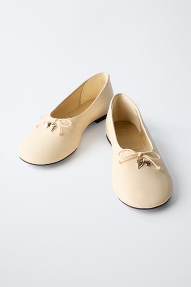 BALLERINES CHARM - Jaune vanille de Zara - Image 2
