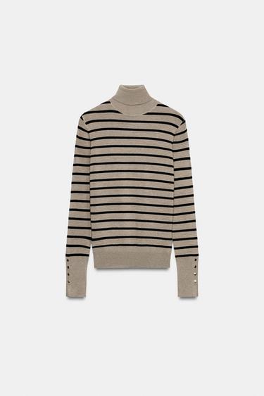 BASIC KNIT JUMPER WITH BUTTONS - 566 by Zara