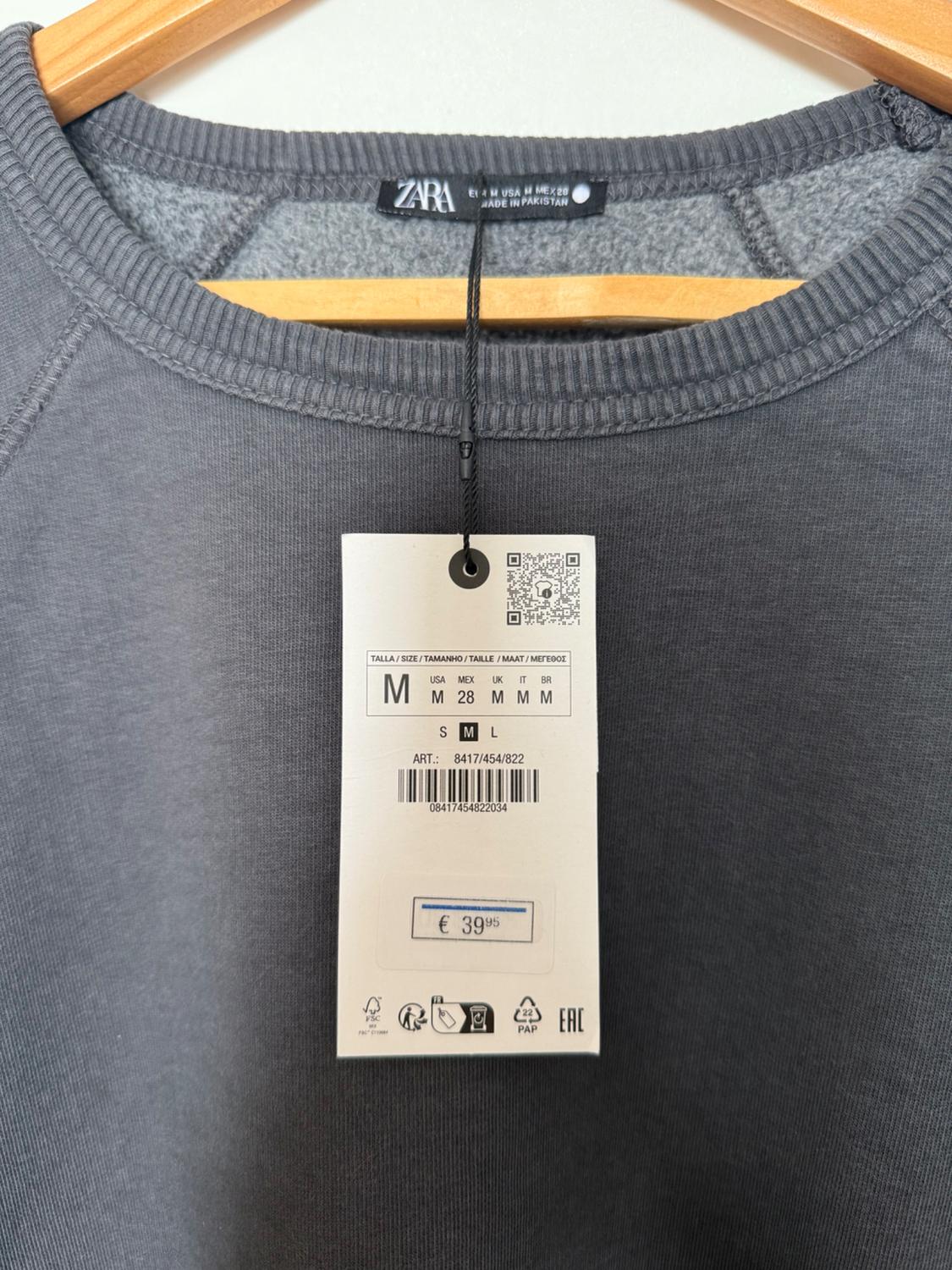 HEAVY COTTON FADEDEFFECT SWEATSHIRT - Image 3