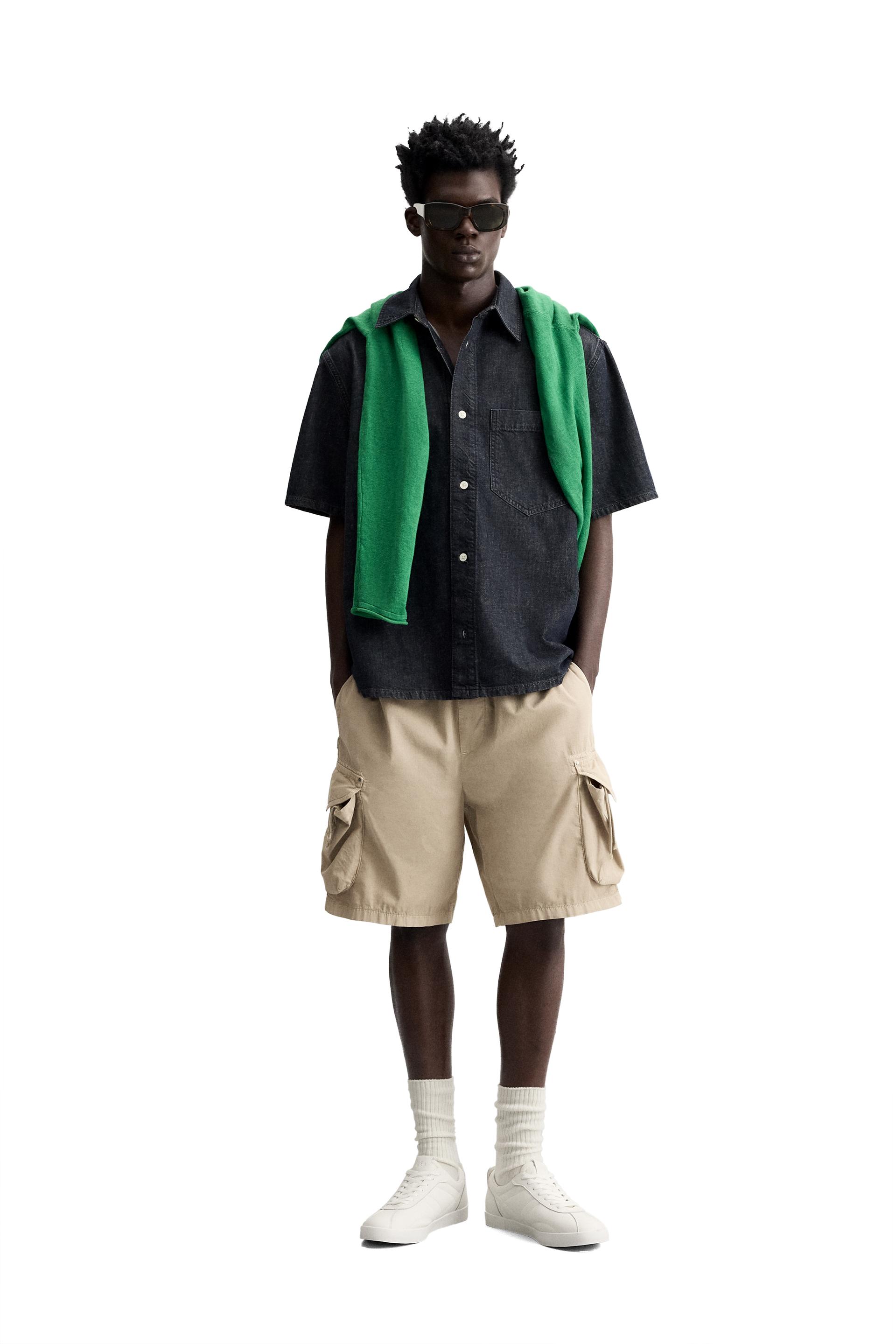 BERMUDA MILITARI RELAXED FIT