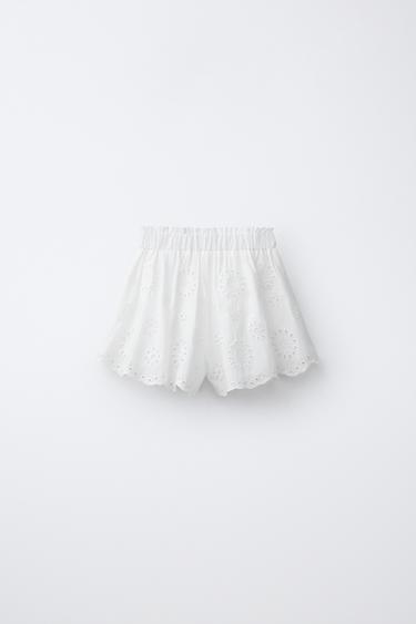 BERMUDA BRODERIE SUISSE - Blanc de Zara - Image 1
