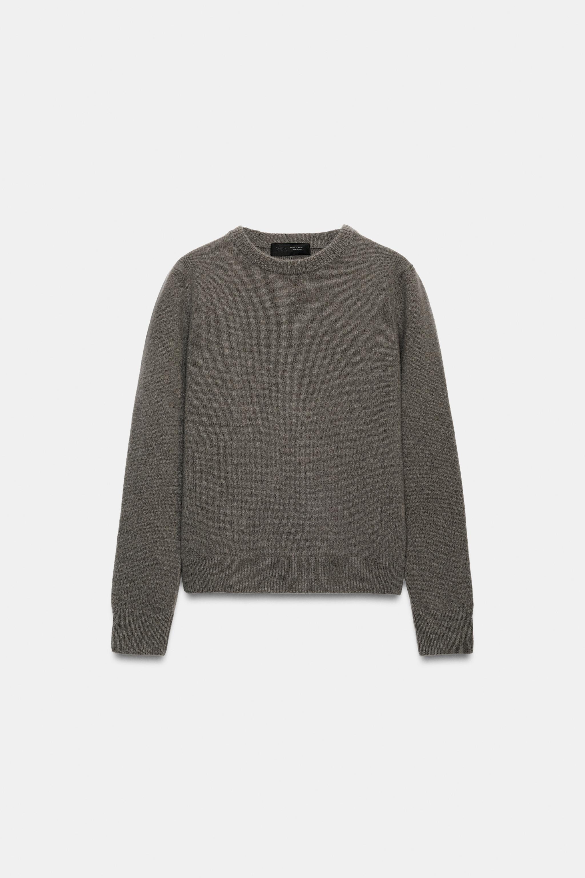 Женские свитеры Zara CASHMERE WOOL BLEND JUMPER — фото 5
