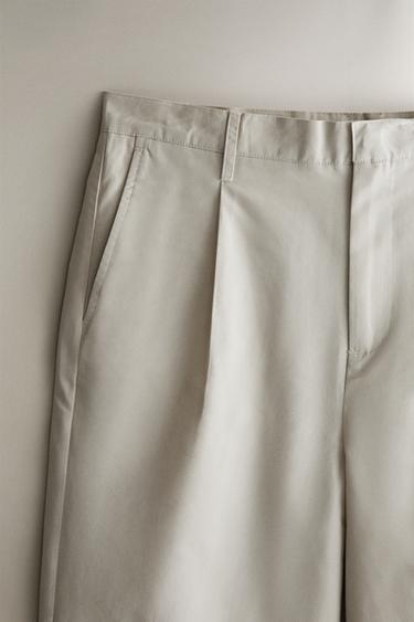 PANTALON LONG GOLF - Écru de Zara - Image 1