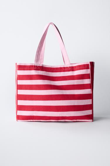 SAC EN TISSU À RAYURES CASA LAWA © Z ZARA KIDS - Rose de Zara - Image 4